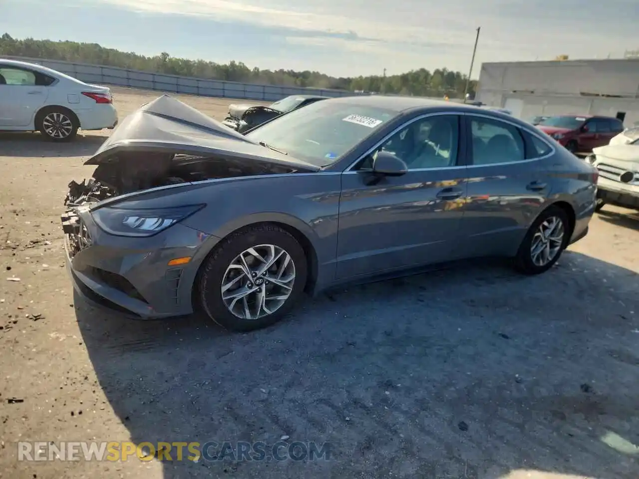 1 Photograph of a damaged car 5NPEL4JA4MH093514 HYUNDAI SONATA 2021