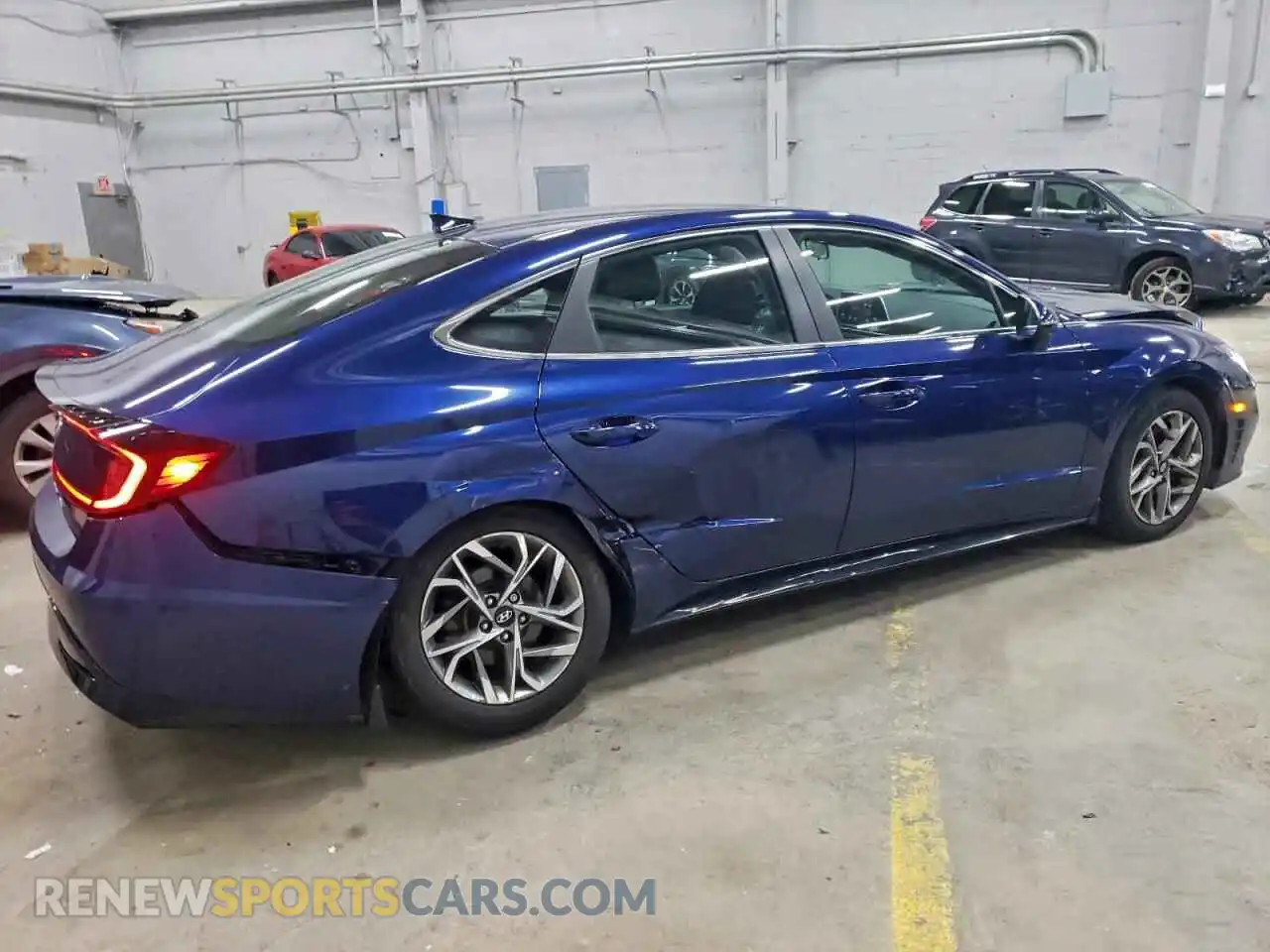 3 Photograph of a damaged car 5NPEL4JA5MH067357 HYUNDAI SONATA 2021