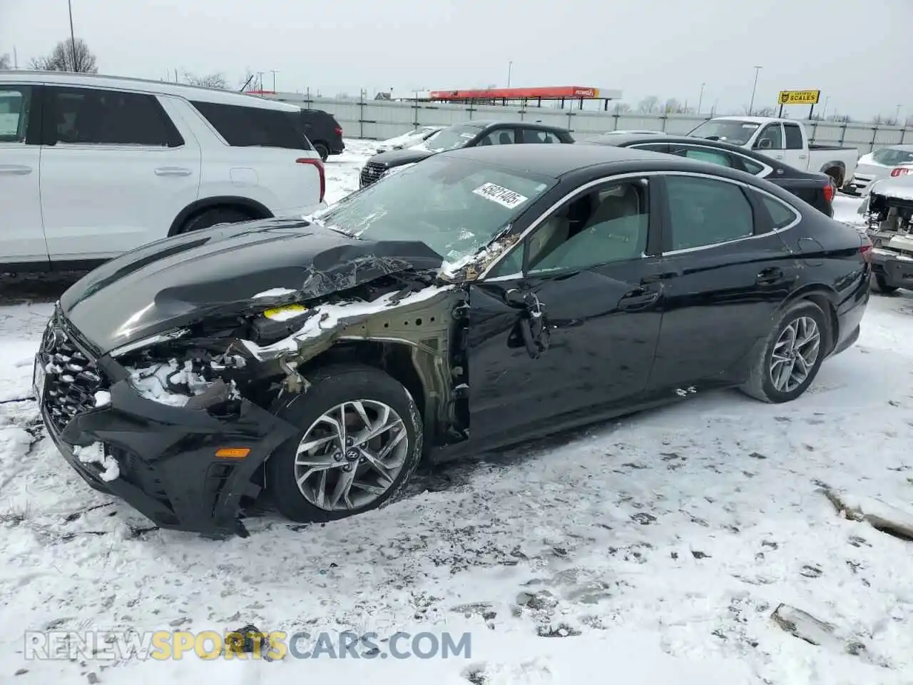 1 Photograph of a damaged car 5NPEL4JA6MH068954 HYUNDAI SONATA 2021