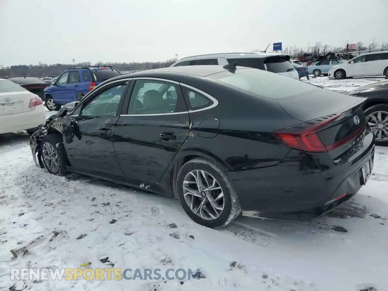 2 Photograph of a damaged car 5NPEL4JA6MH068954 HYUNDAI SONATA 2021