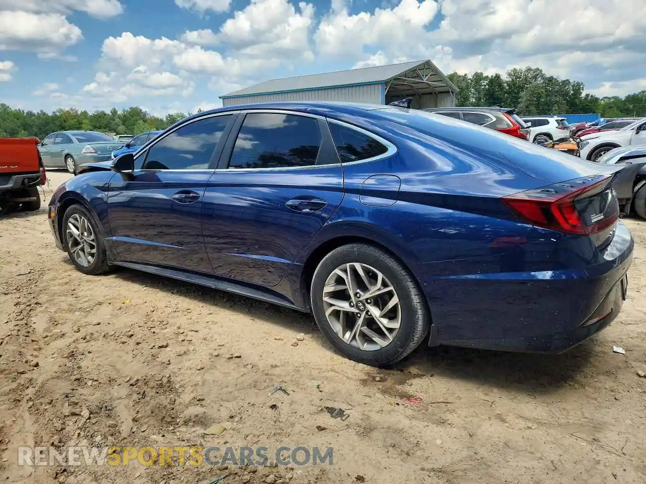 2 Photograph of a damaged car 5NPEL4JA6MH128649 HYUNDAI SONATA 2021