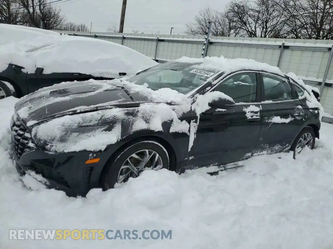1 Photograph of a damaged car 5NPEL4JA8MH068549 HYUNDAI SONATA 2021