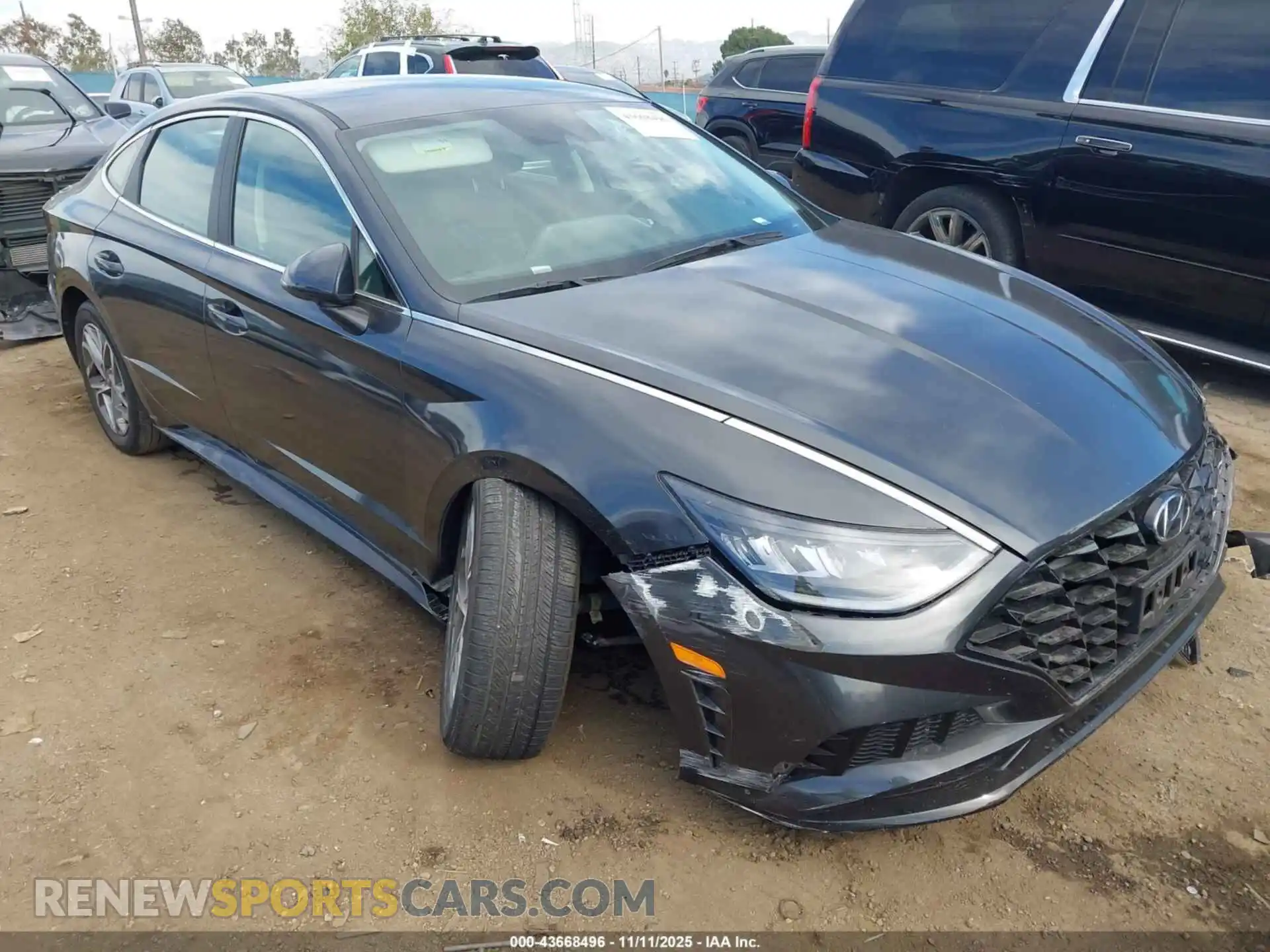 1 Photograph of a damaged car 5NPEL4JA8MH083438 HYUNDAI SONATA 2021