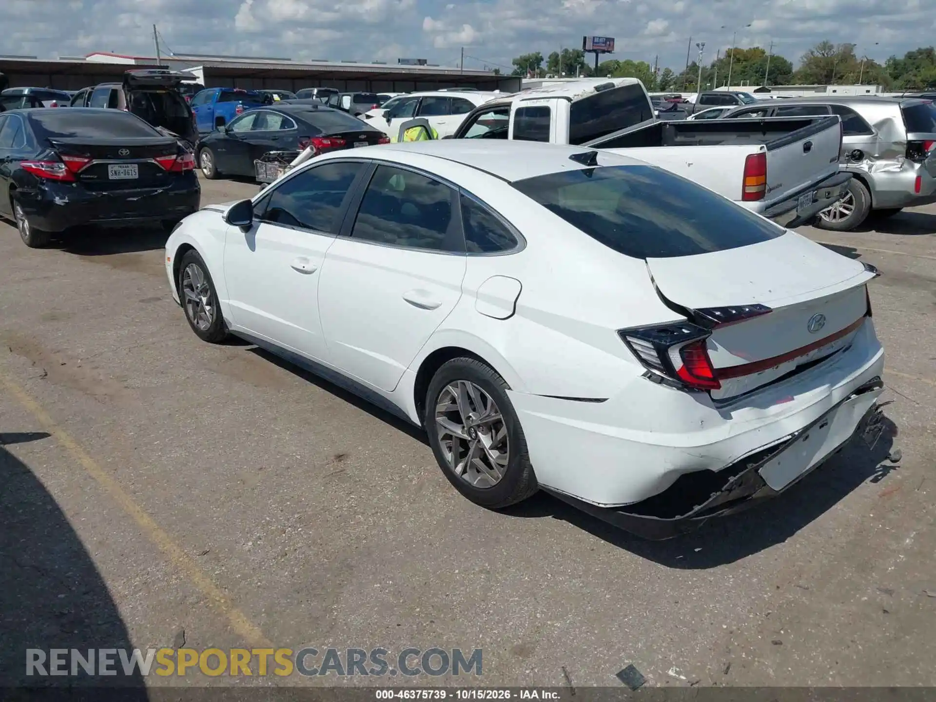 3 fotografías del automóvil dañado 5NPEL4JA8MH089031 HYUNDAI SONATA 2021