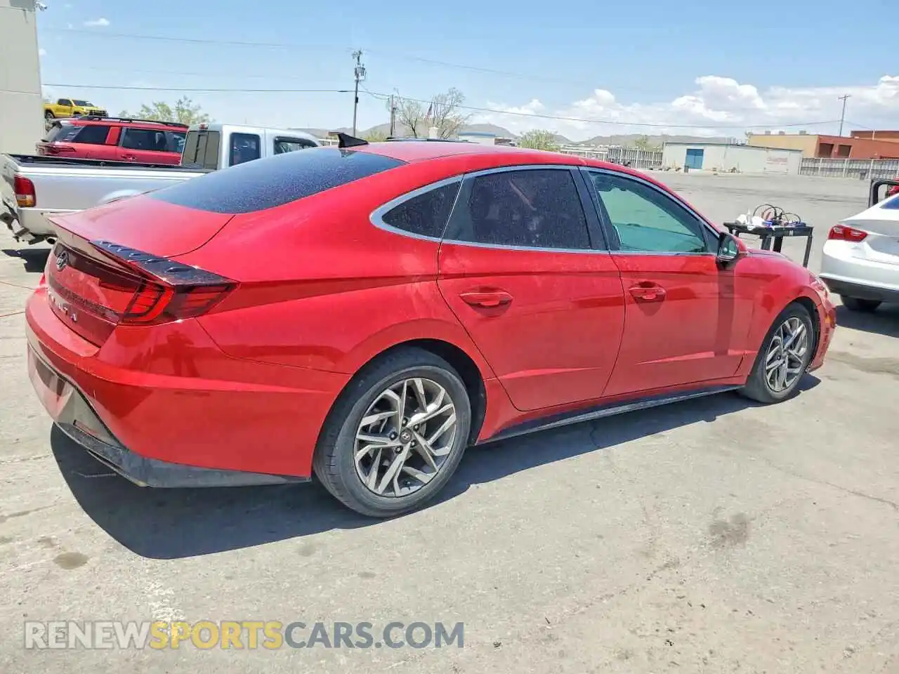 3 Photograph of a damaged car 5NPEL4JA8MH101890 HYUNDAI SONATA 2021