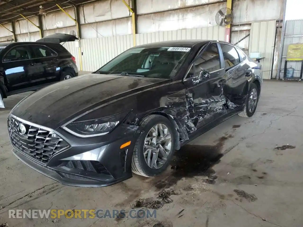 1 Photograph of a damaged car 5NPEL4JA8MH113733 HYUNDAI SONATA 2021
