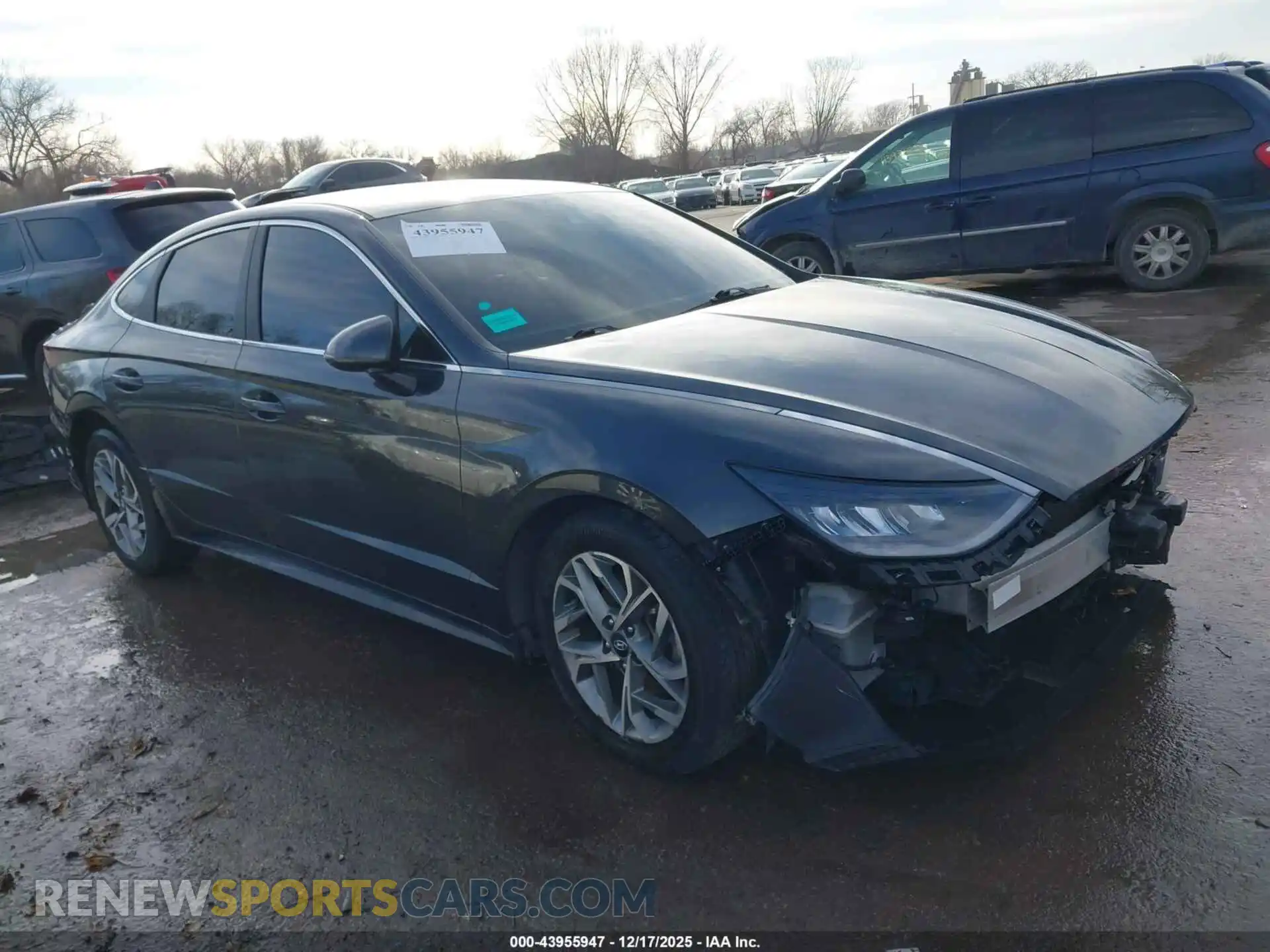 1 Photograph of a damaged car 5NPEL4JA9MH087613 HYUNDAI SONATA 2021