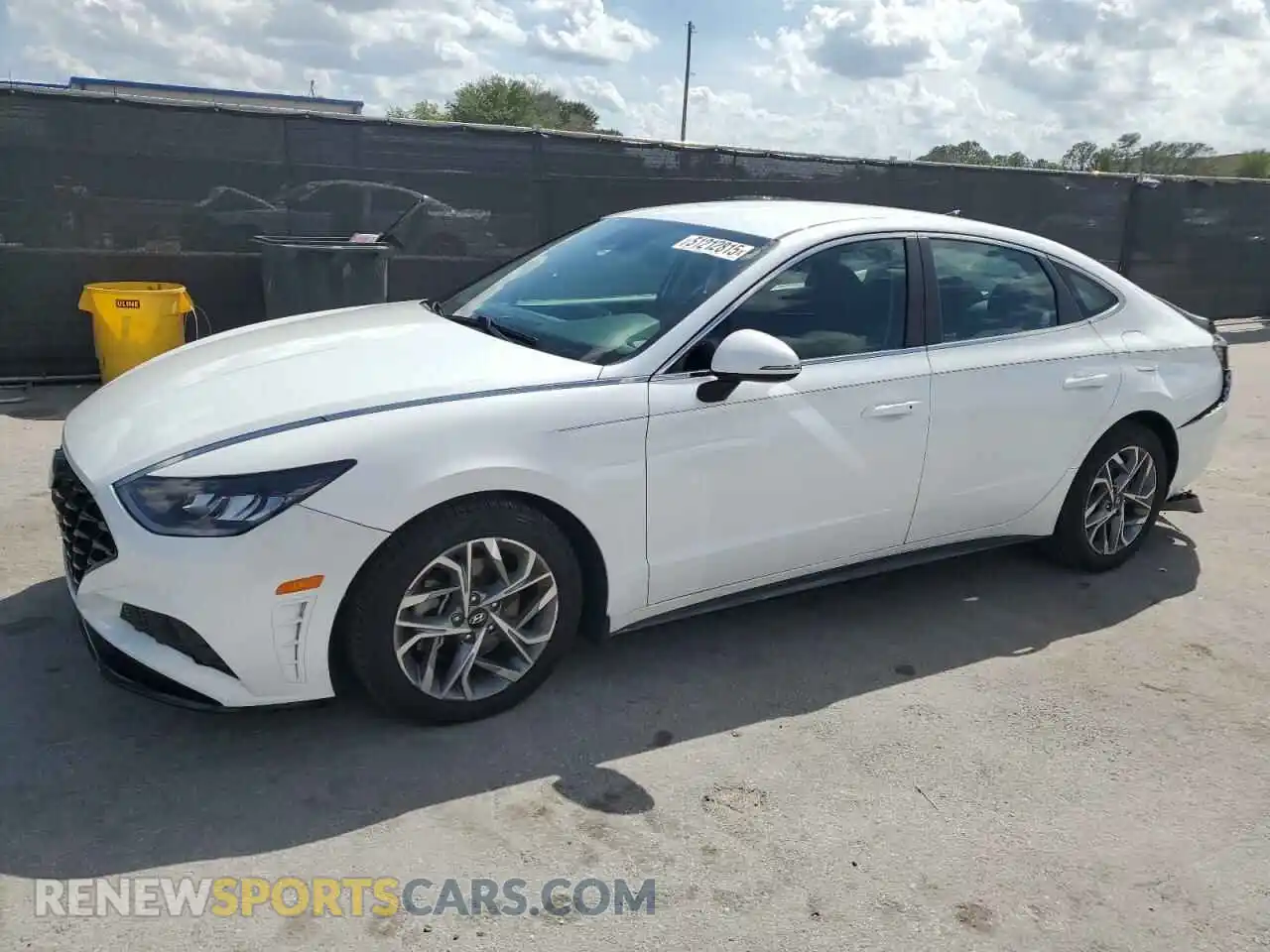 1 Photograph of a damaged car 5NPEL4JA9MH107603 HYUNDAI SONATA 2021