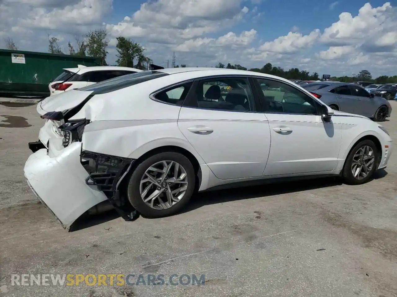 3 Photograph of a damaged car 5NPEL4JA9MH107603 HYUNDAI SONATA 2021