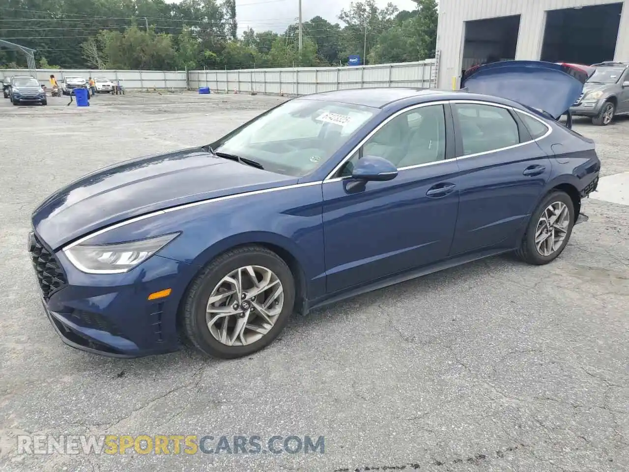 1 Photograph of a damaged car 5NPEL4JAXMH067581 HYUNDAI SONATA 2021