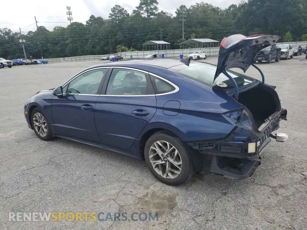 2 Photograph of a damaged car 5NPEL4JAXMH067581 HYUNDAI SONATA 2021