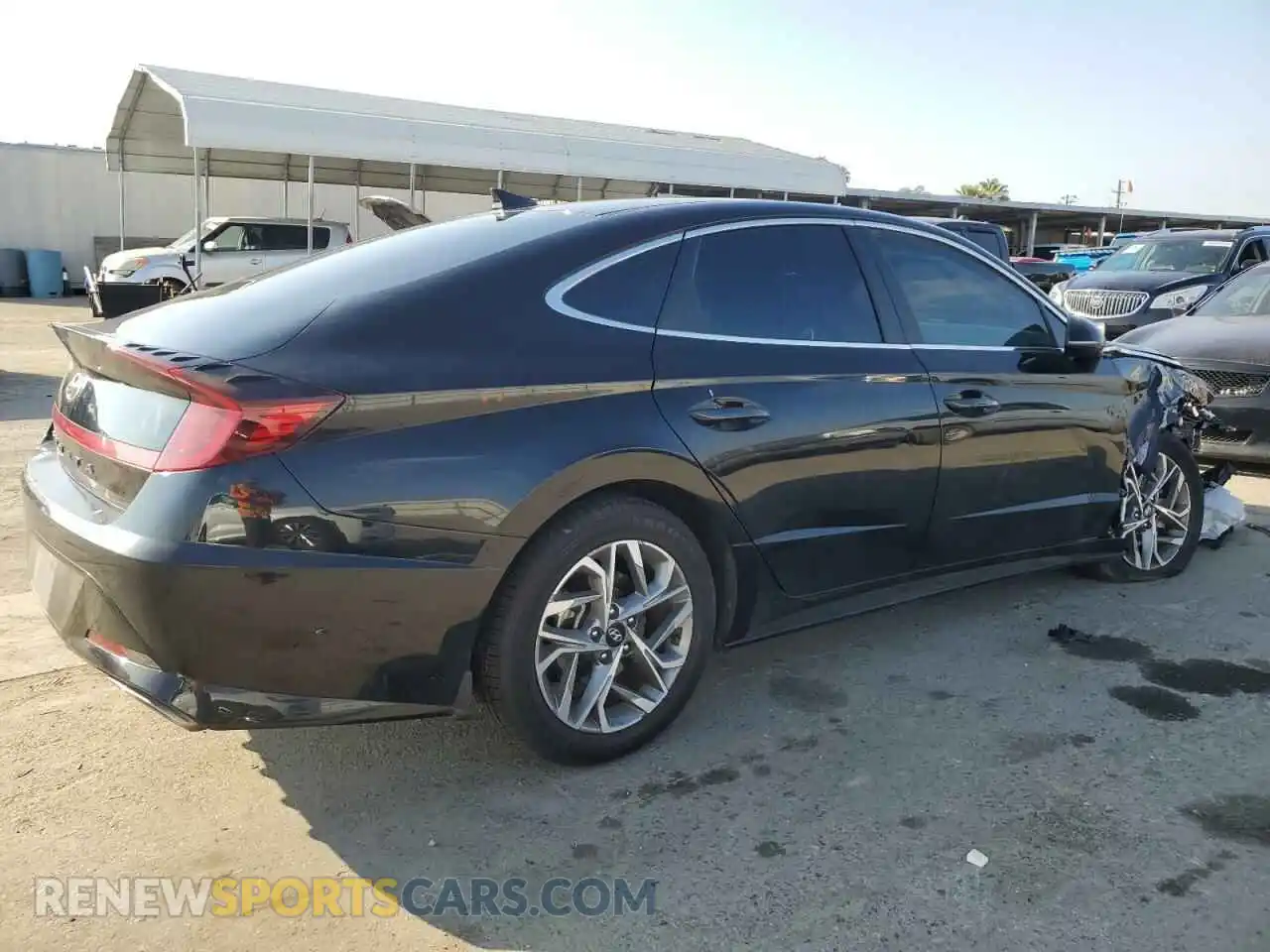 3 Photograph of a damaged car 5NPEL4JAXMH076989 HYUNDAI SONATA 2021