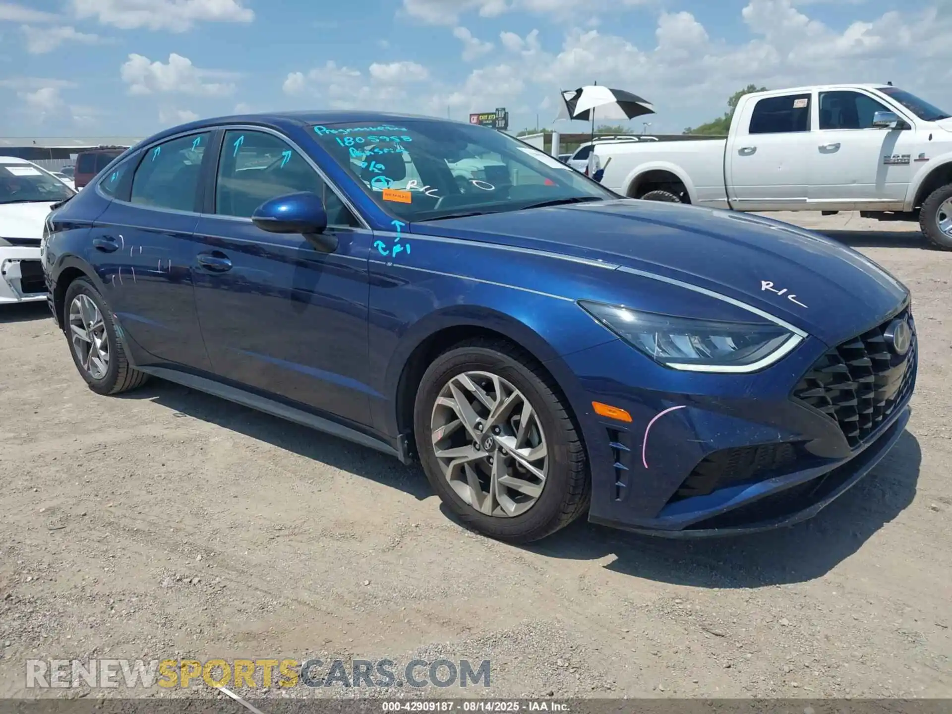 1 fotografías del automóvil dañado 5NPEL4JAXMH085076 HYUNDAI SONATA 2021