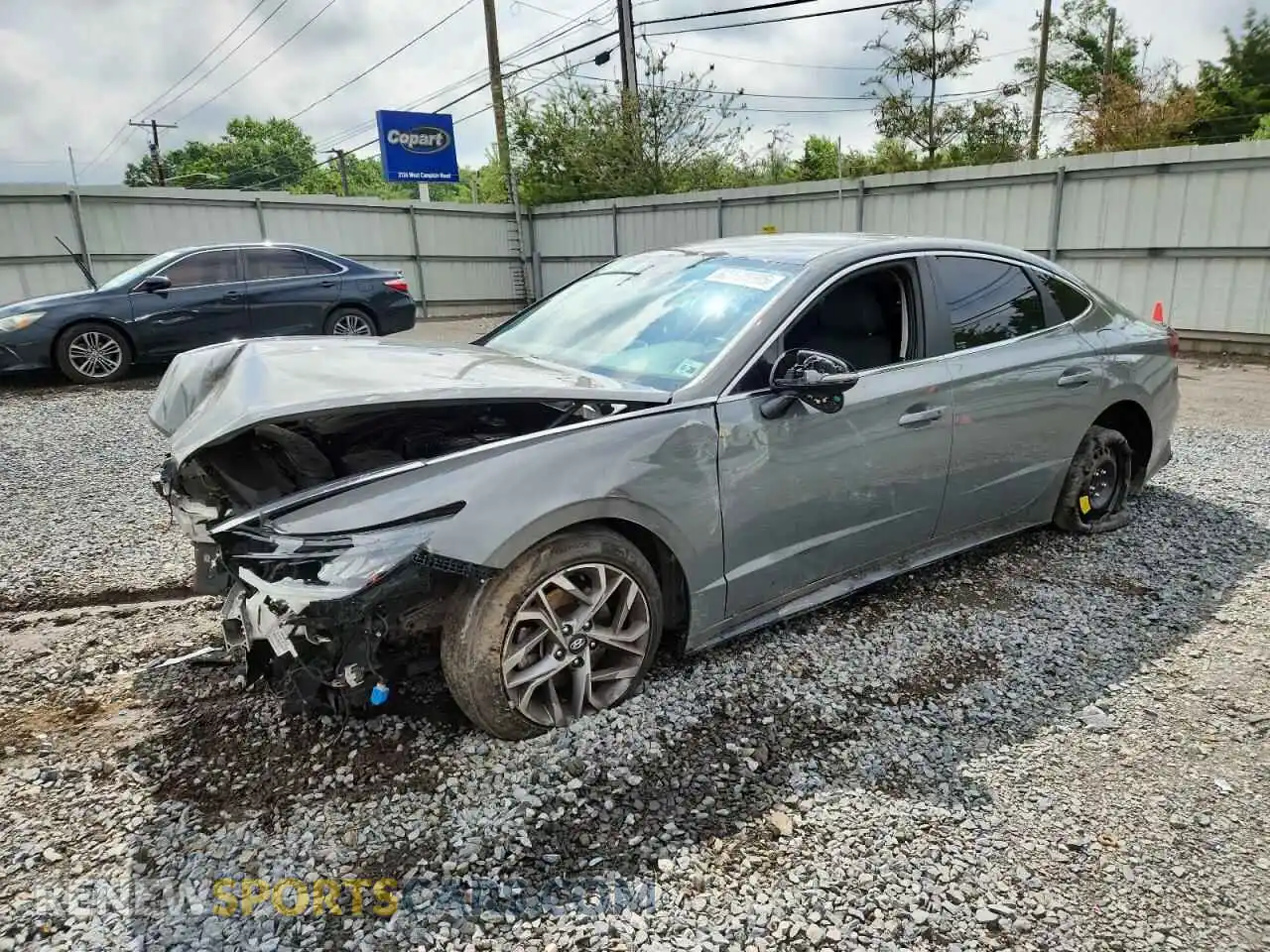 1 Photograph of a damaged car 5NPEL4JAXMH087040 HYUNDAI SONATA 2021