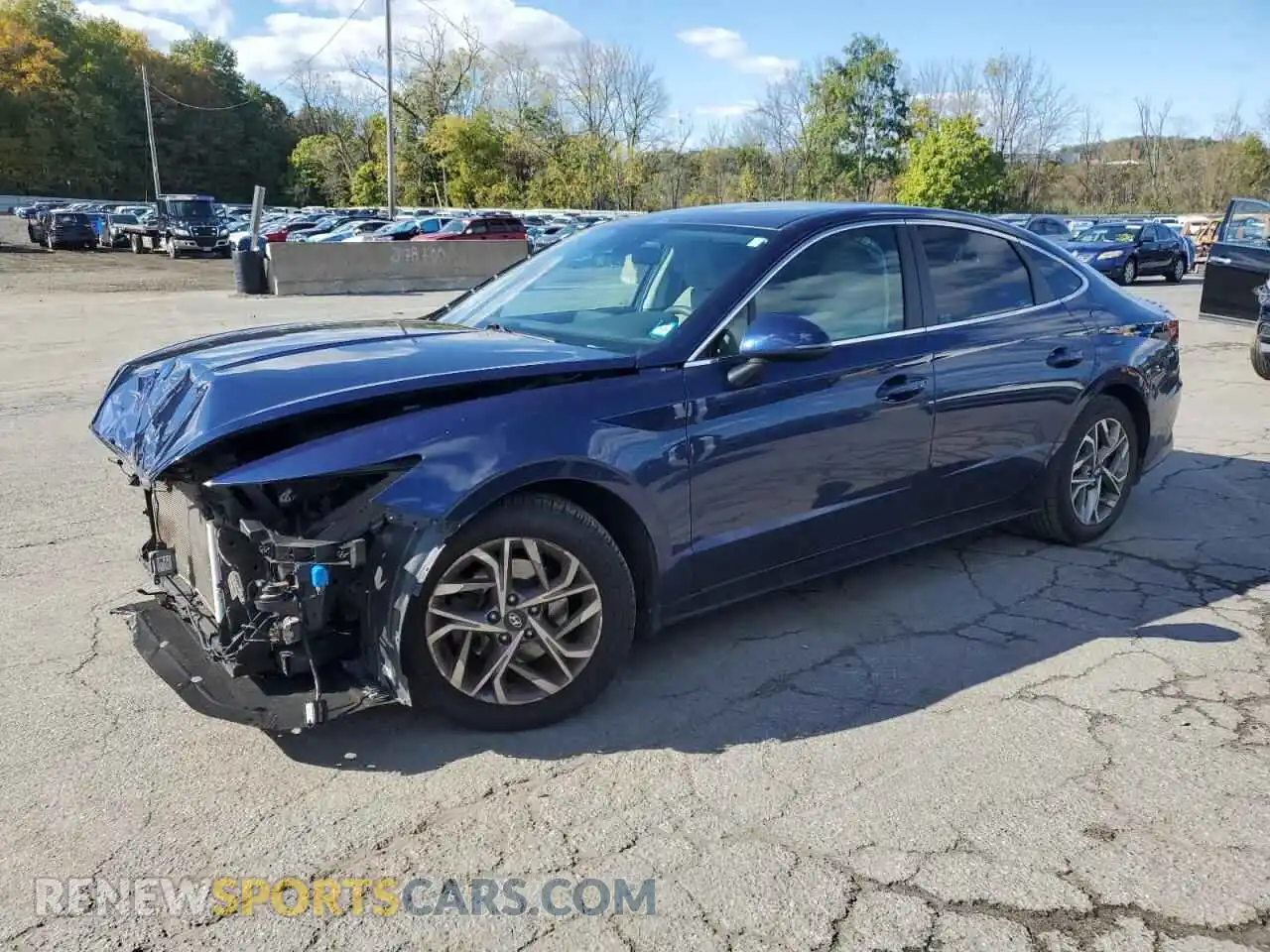 1 Photograph of a damaged car 5NPEL4JAXMH092075 HYUNDAI SONATA 2021