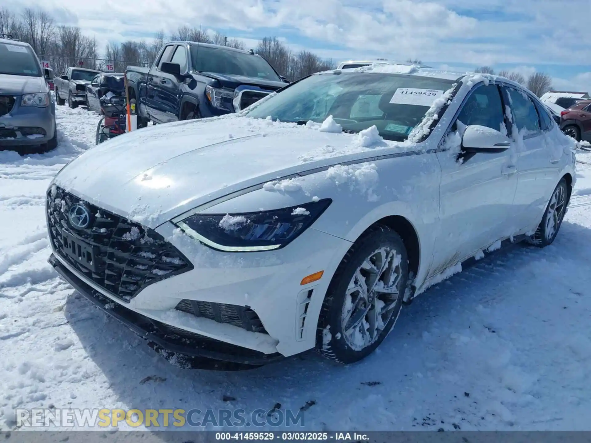 2 Photograph of a damaged car 5NPEL4JAXMH092383 HYUNDAI SONATA 2021