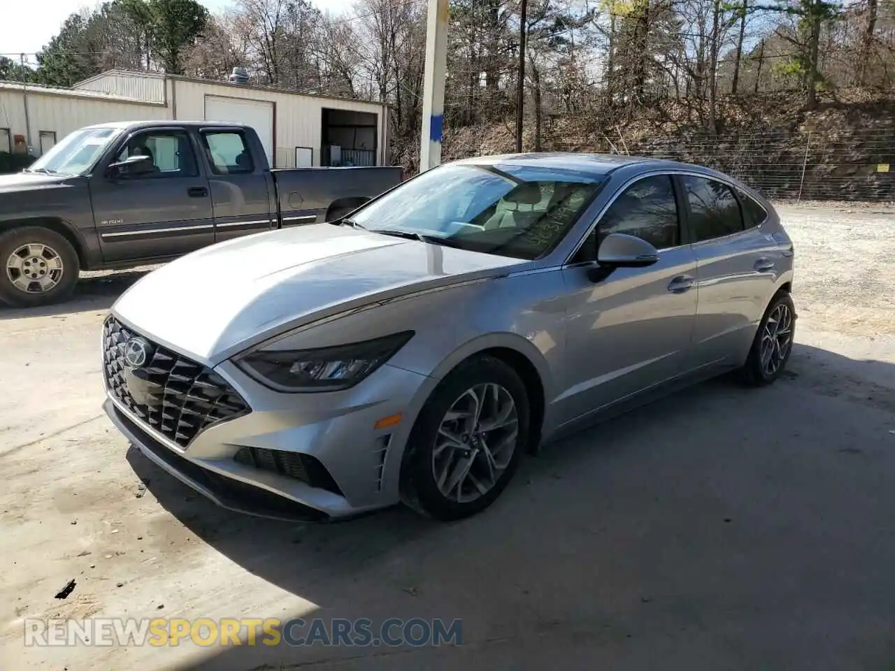 1 Photograph of a damaged car 5NPEL4JAXMH115032 HYUNDAI SONATA 2021