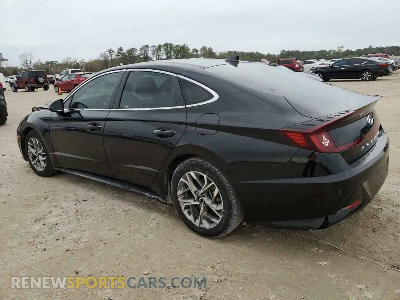 2 Photograph of a damaged car KMHL14JA1MA159971 HYUNDAI SONATA 2021