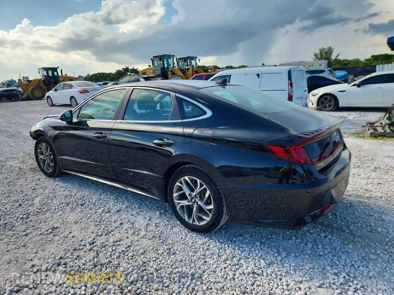 2 Photograph of a damaged car KMHL14JA4MA144607 HYUNDAI SONATA 2021