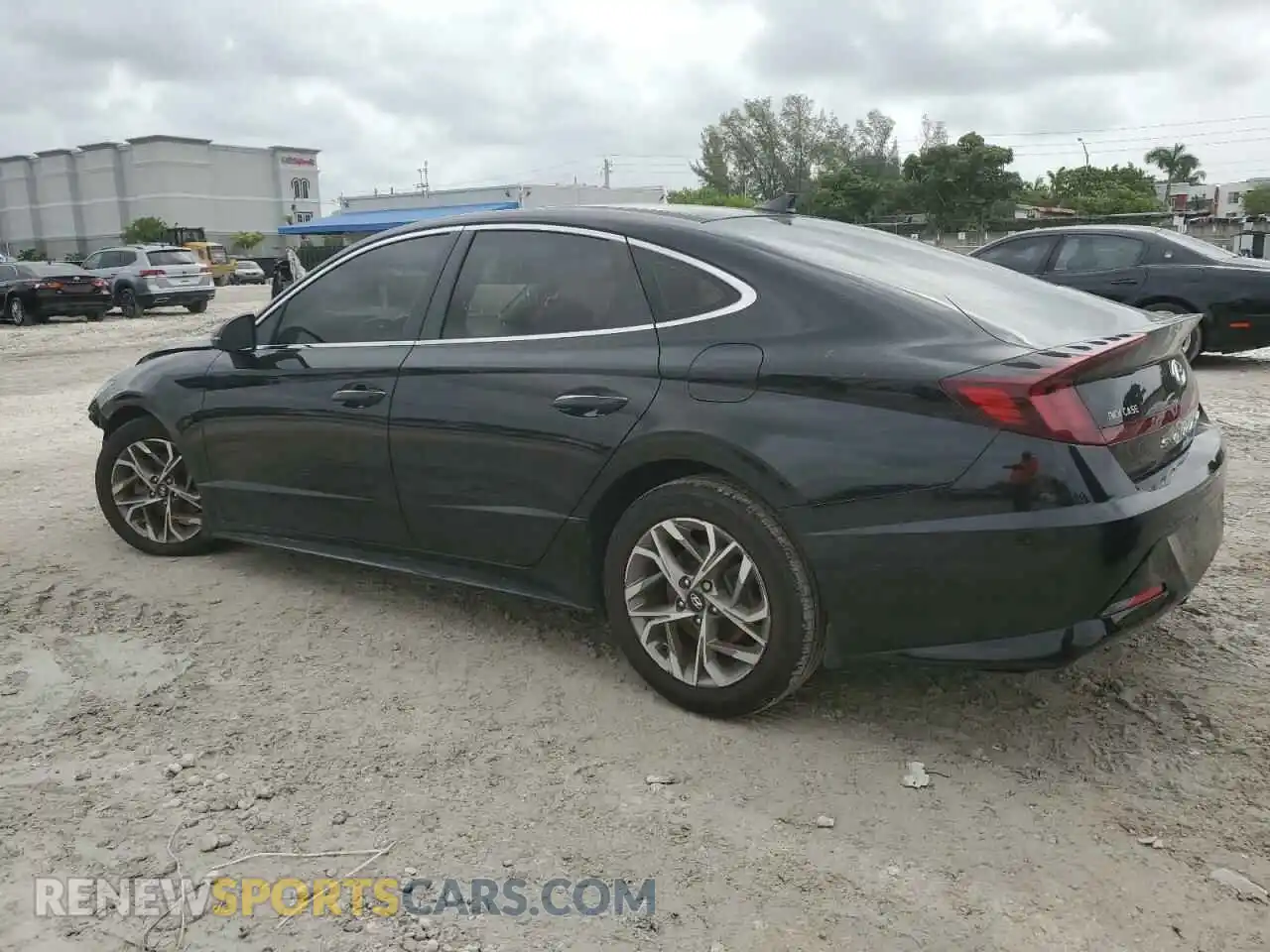 2 Photograph of a damaged car KMHL14JA4MA147099 HYUNDAI SONATA 2021