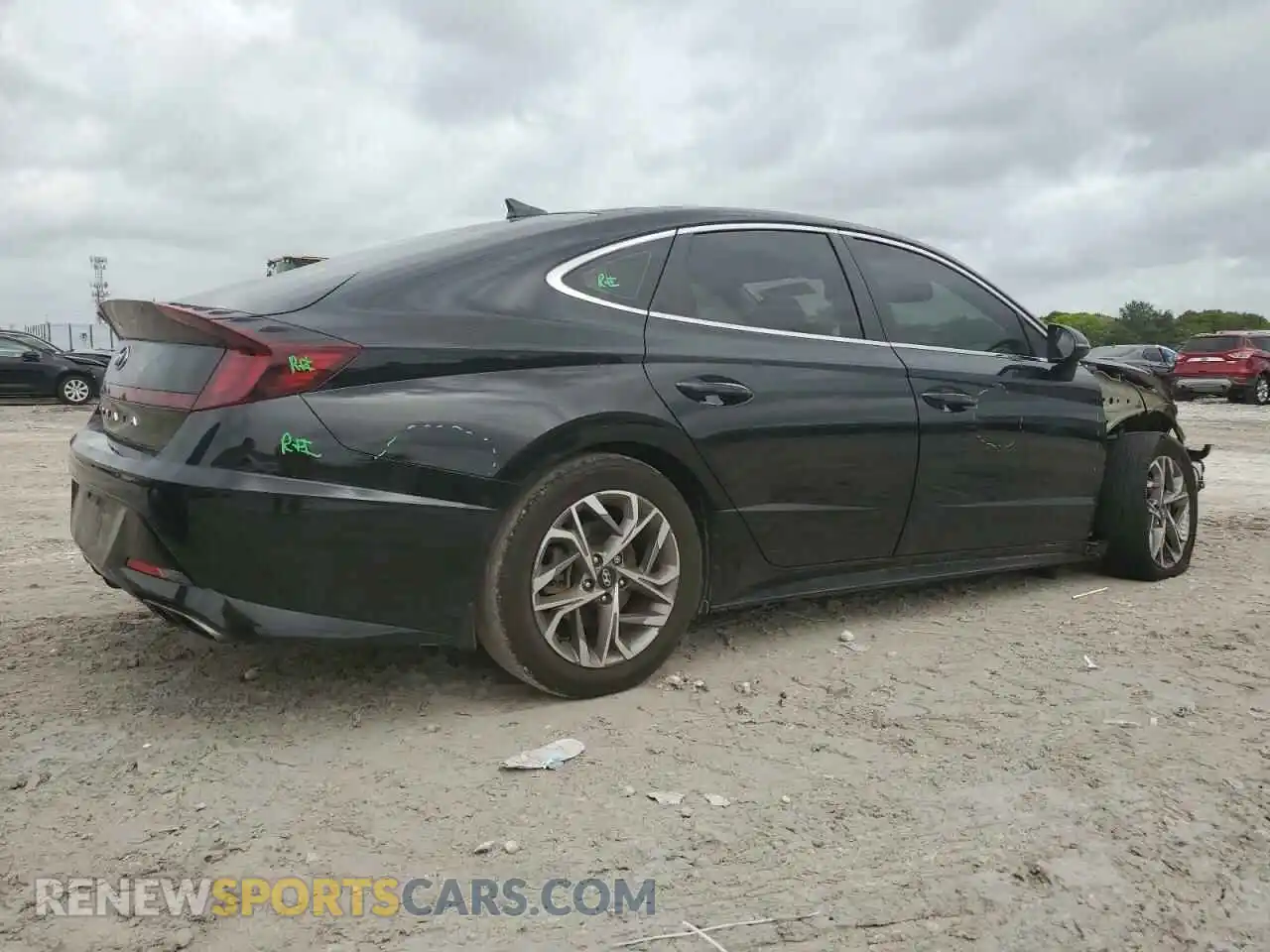 3 Photograph of a damaged car KMHL14JA4MA147099 HYUNDAI SONATA 2021