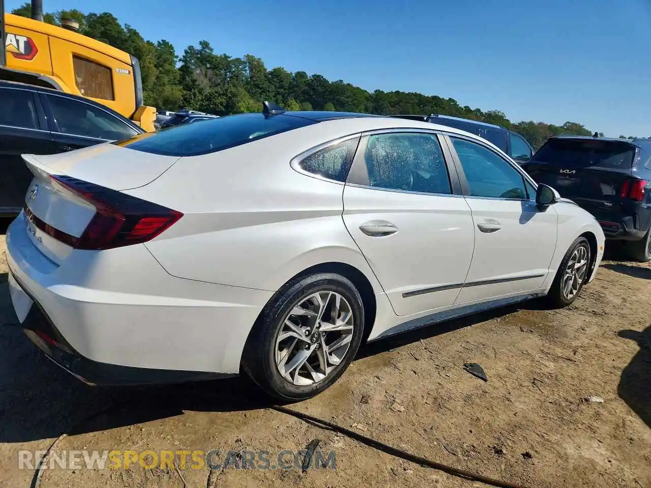 3 Фотография поврежденного автомобиля KMHL14JA6MA160582 HYUNDAI SONATA 2021