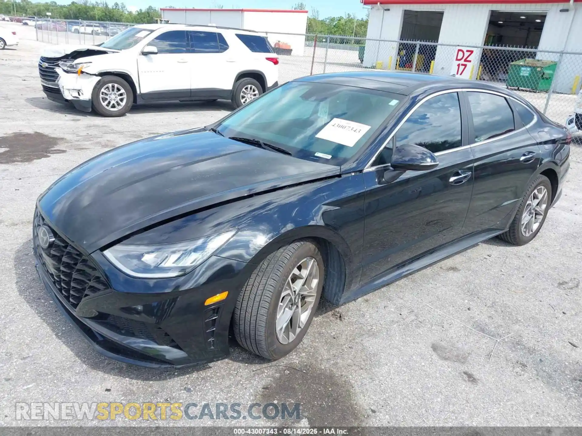 2 Photograph of a damaged car KMHL14JA8MA147042 HYUNDAI SONATA 2021