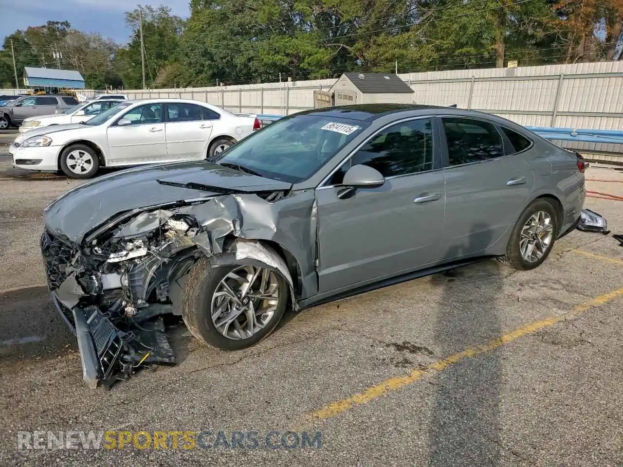 1 Photograph of a damaged car KMHL14JAXMA144742 HYUNDAI SONATA 2021