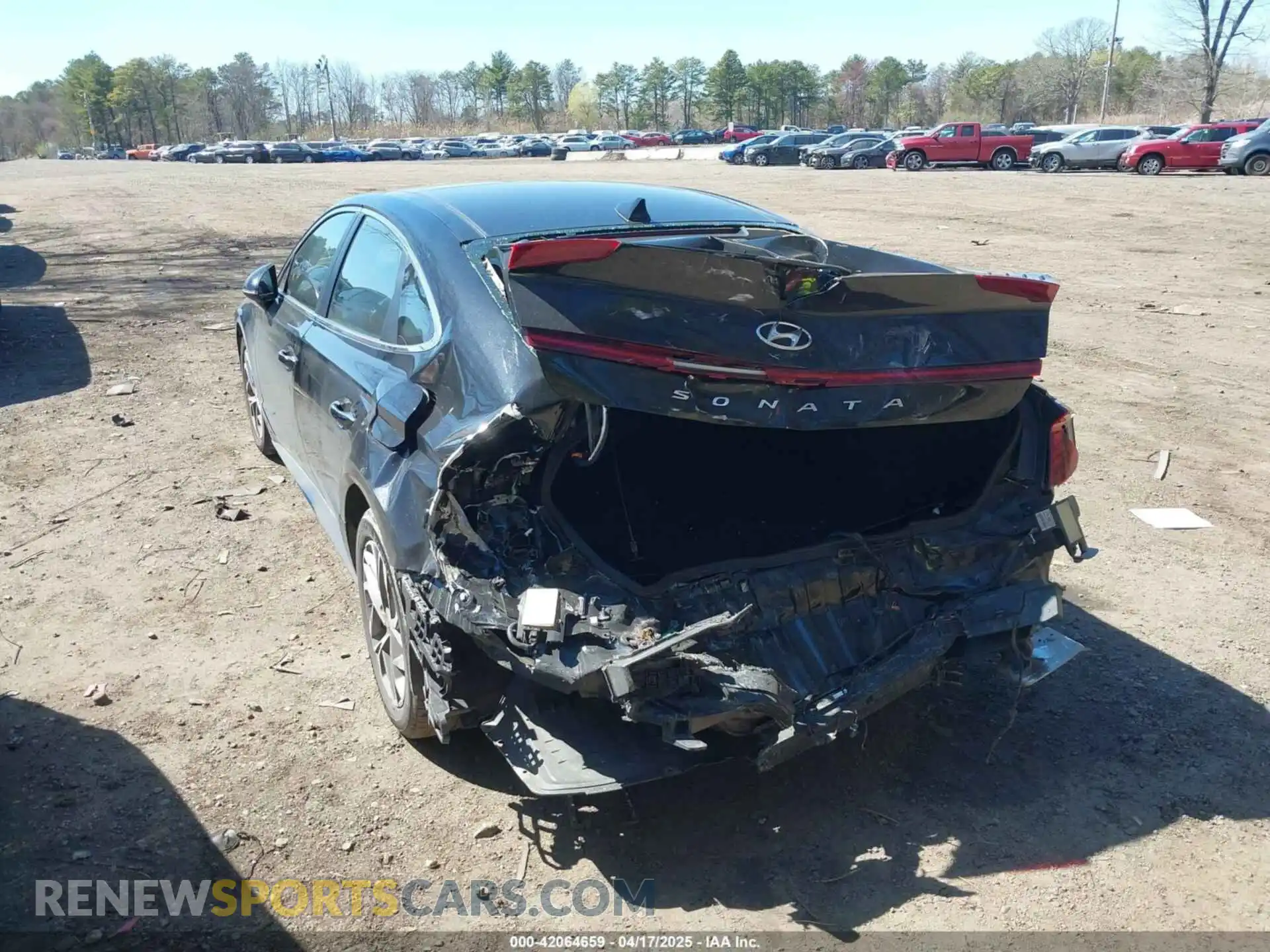 3 Photograph of a damaged car KMHL14JAXMA160391 HYUNDAI SONATA 2021