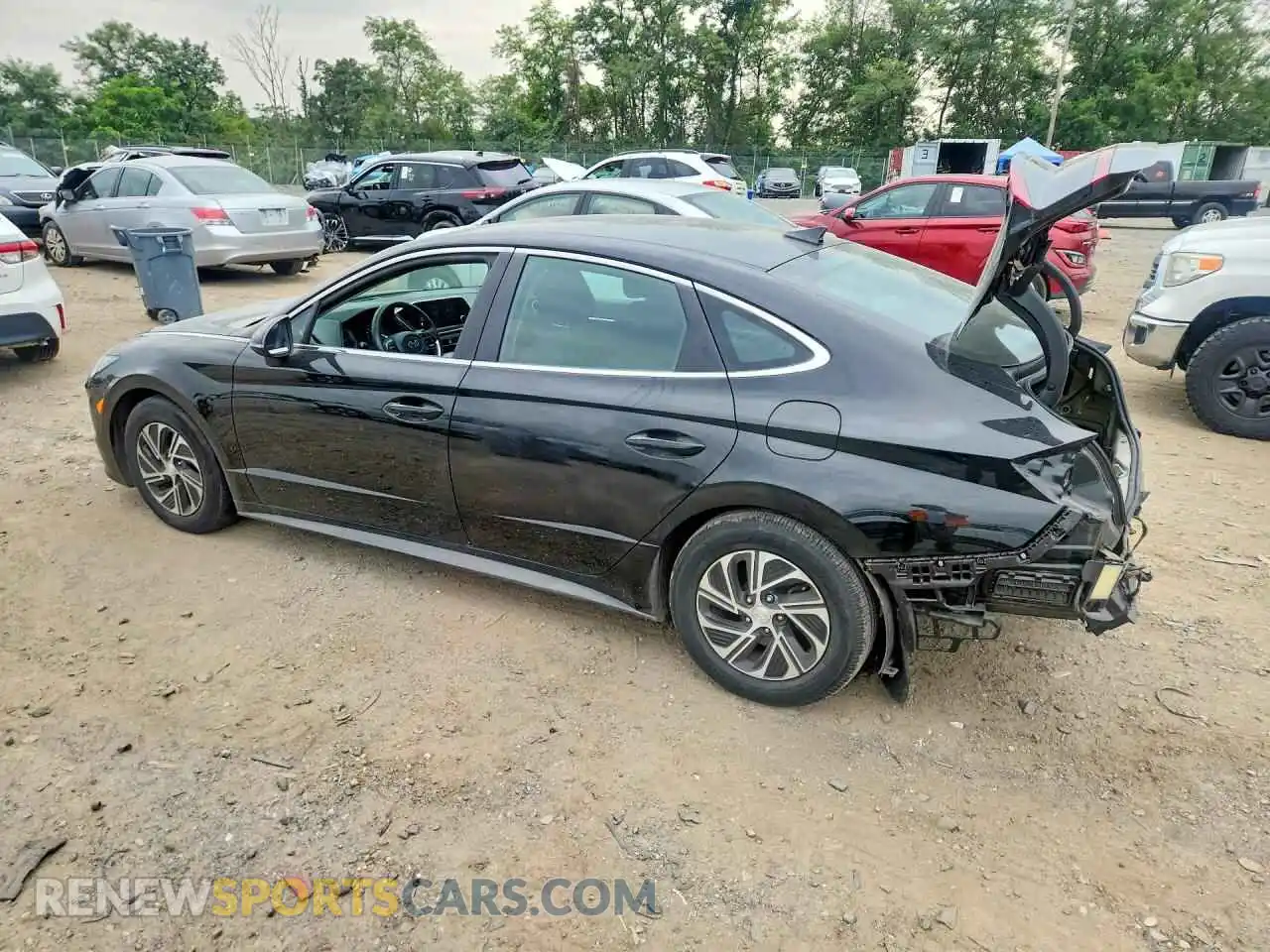 2 Photograph of a damaged car KMHL24JJ2MA027475 HYUNDAI SONATA 2021
