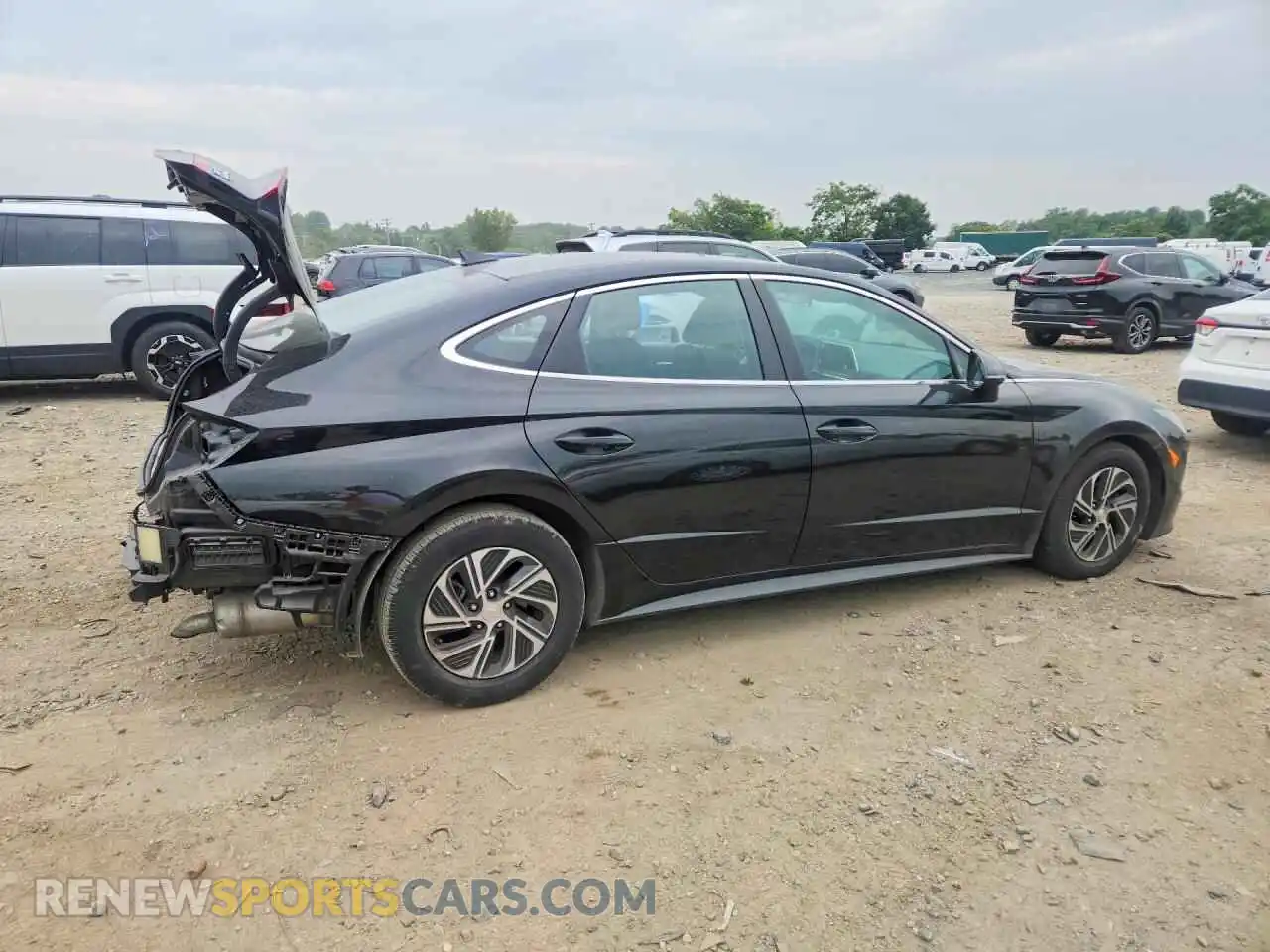 3 Photograph of a damaged car KMHL24JJ2MA027475 HYUNDAI SONATA 2021
