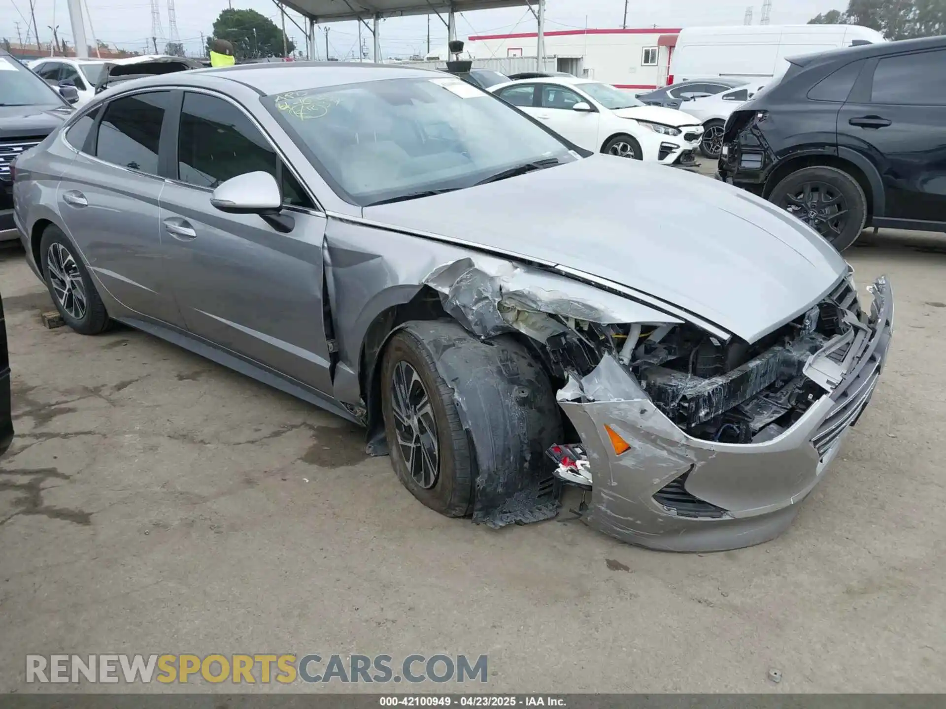 1 Photograph of a damaged car KMHL24JJ2MA035401 HYUNDAI SONATA 2021
