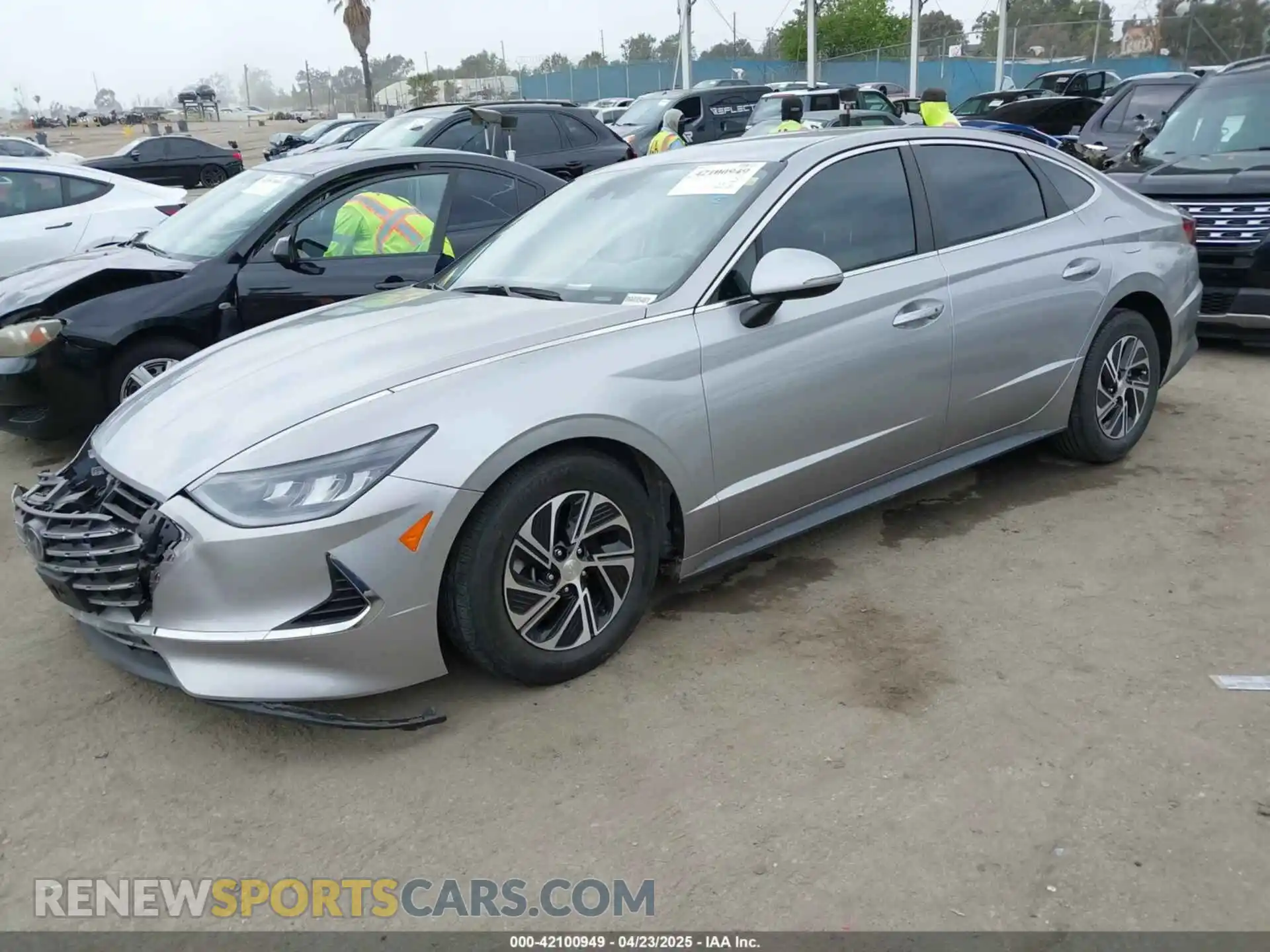 2 Photograph of a damaged car KMHL24JJ2MA035401 HYUNDAI SONATA 2021