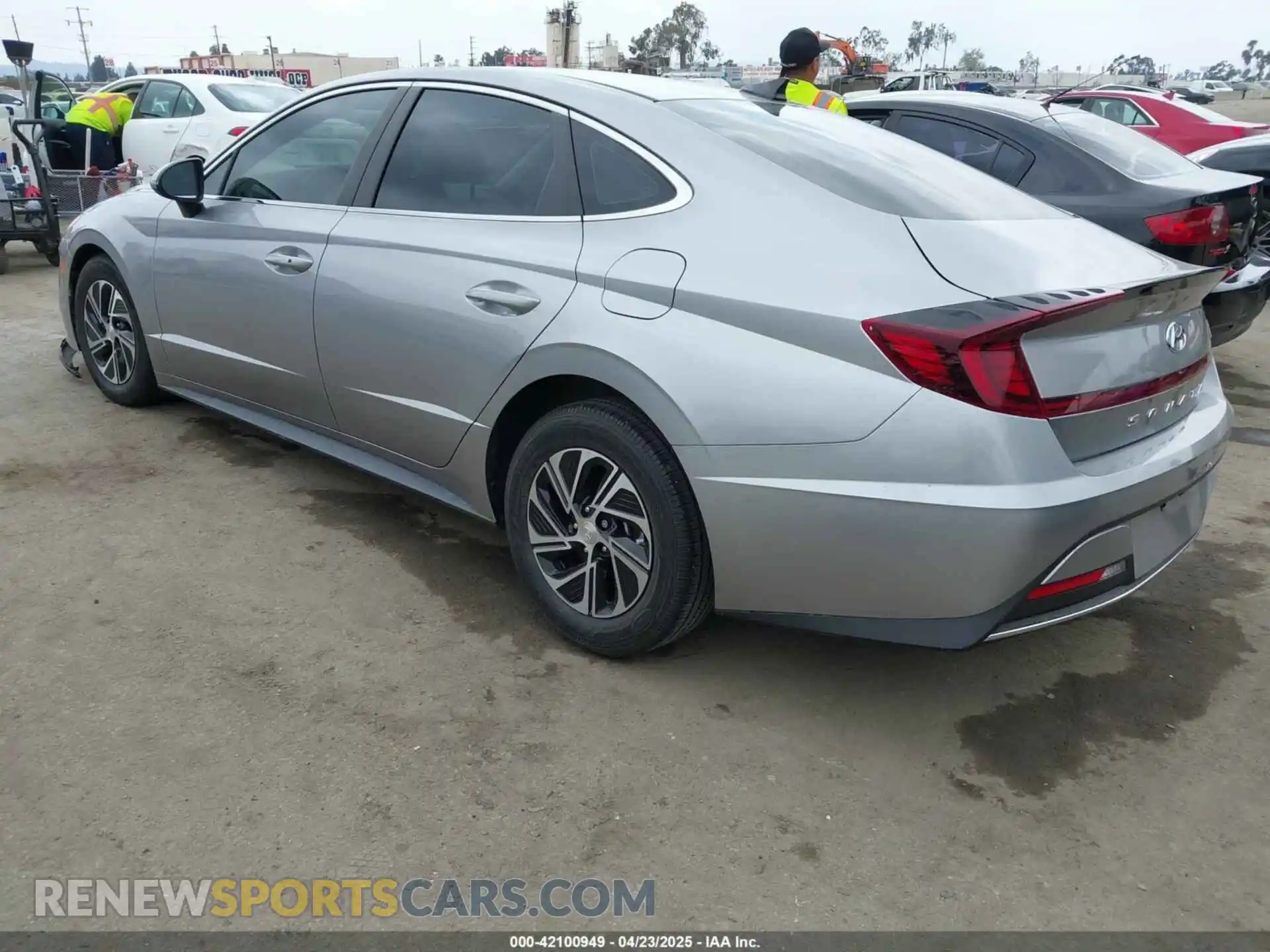3 Photograph of a damaged car KMHL24JJ2MA035401 HYUNDAI SONATA 2021