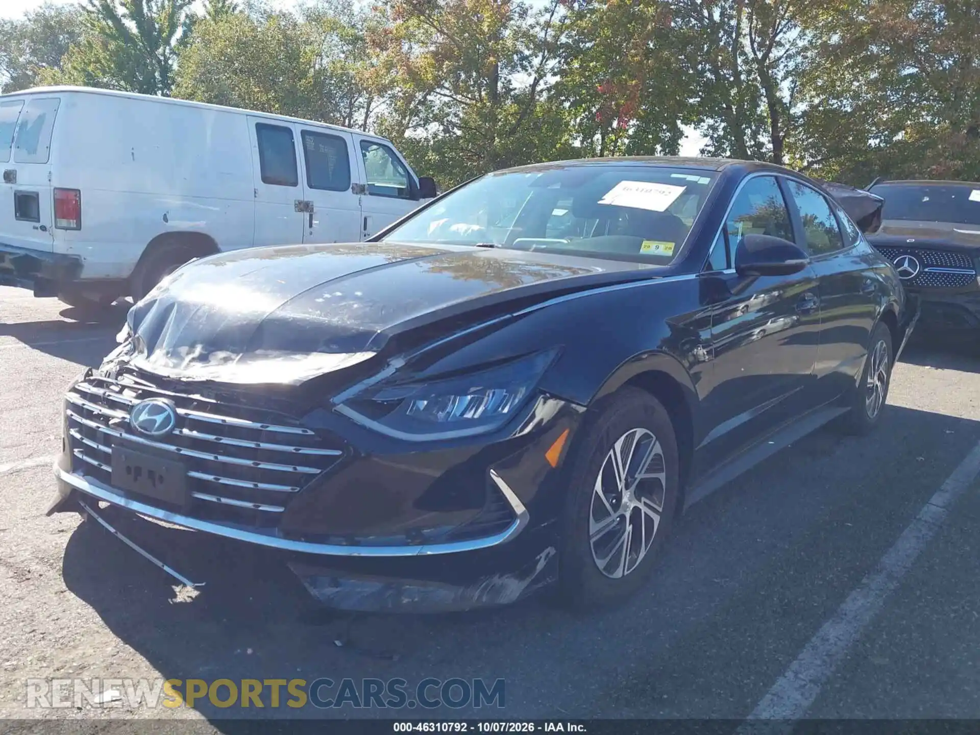 2 fotografías del automóvil dañado KMHL24JJ2MA035947 HYUNDAI SONATA 2021