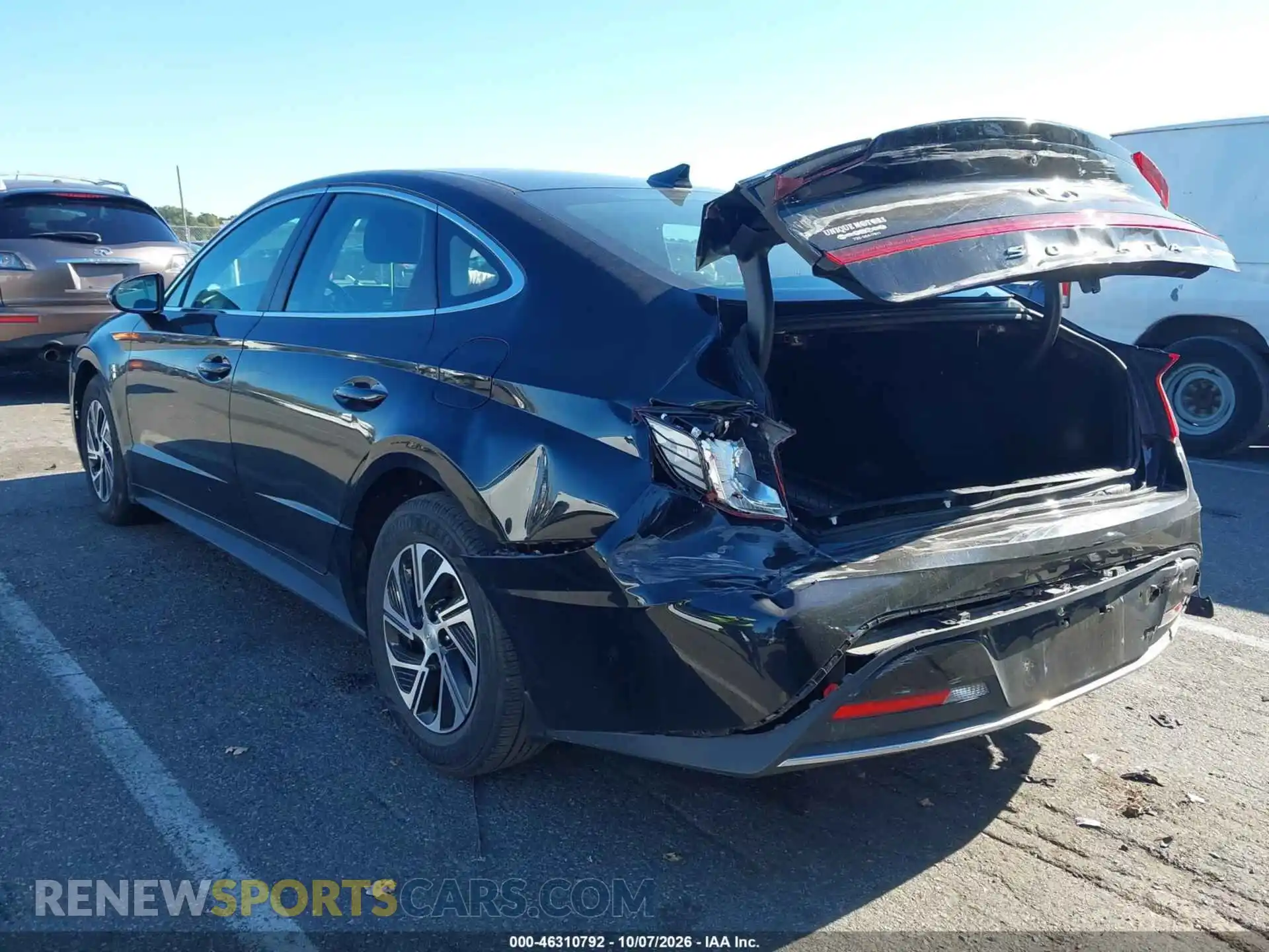 3 fotografías del automóvil dañado KMHL24JJ2MA035947 HYUNDAI SONATA 2021