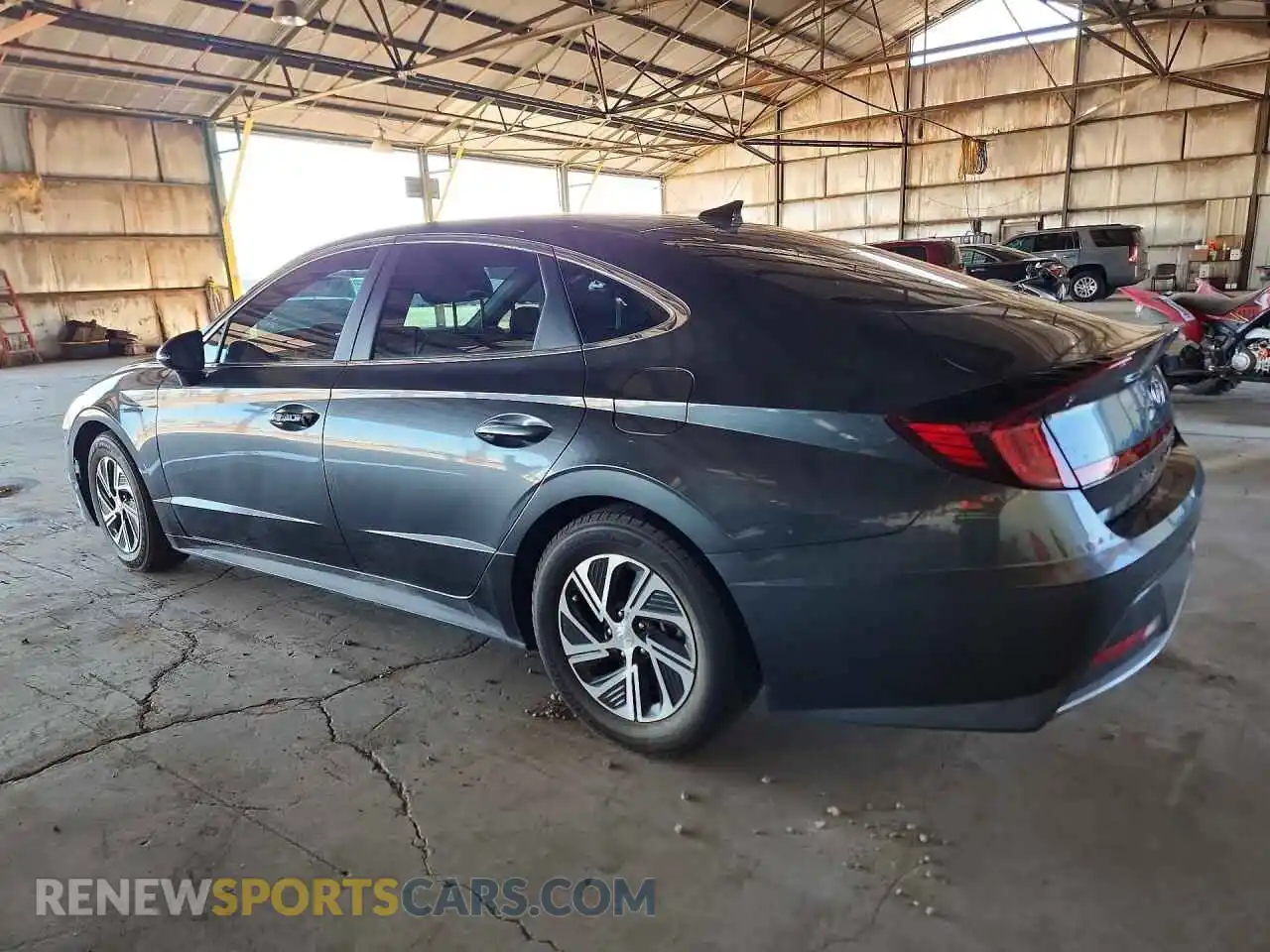 2 fotografías del automóvil dañado KMHL24JJ4MA030023 HYUNDAI SONATA 2021