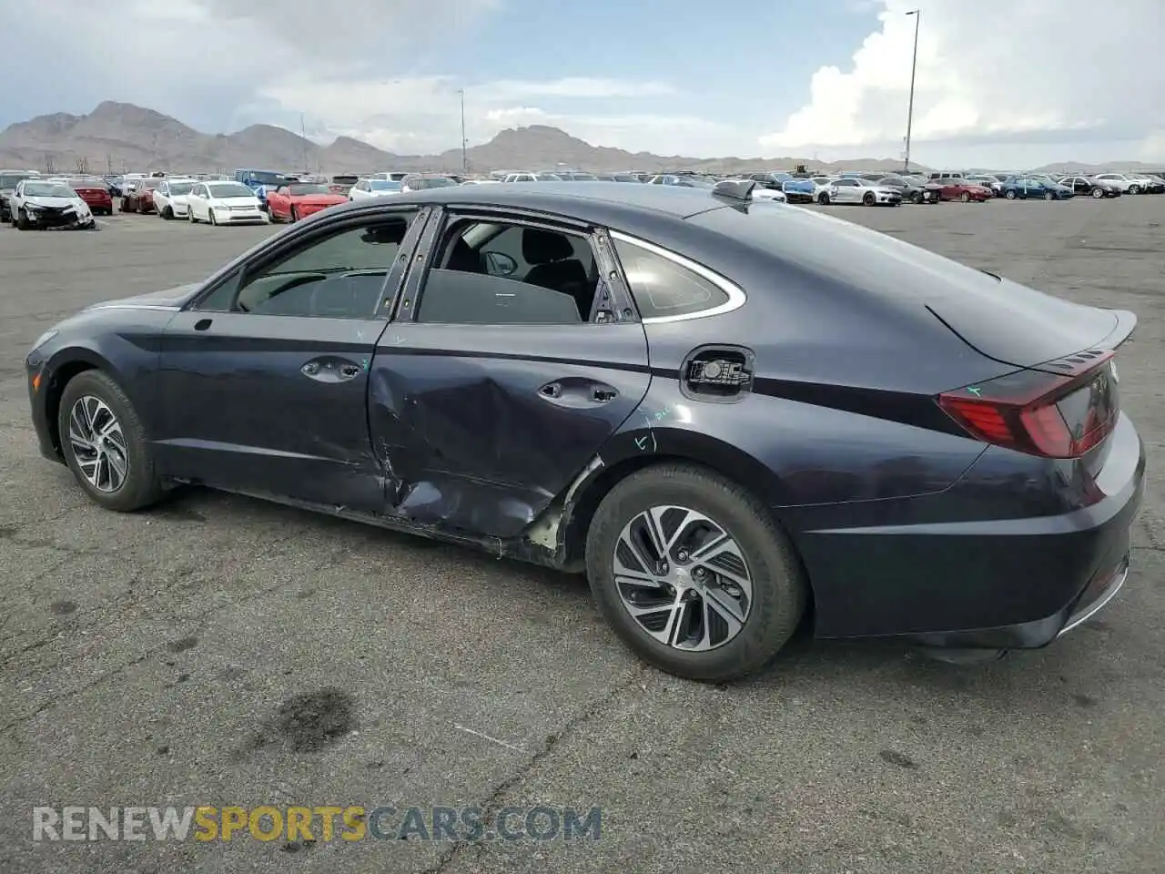 2 Photograph of a damaged car KMHL24JJ5MA018334 HYUNDAI SONATA 2021