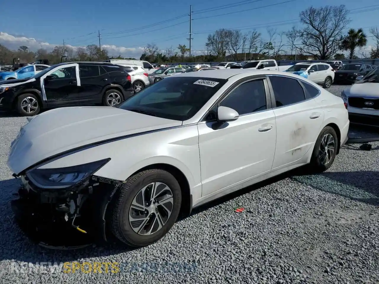 1 Photograph of a damaged car KMHL24JJ7MA030226 HYUNDAI SONATA 2021