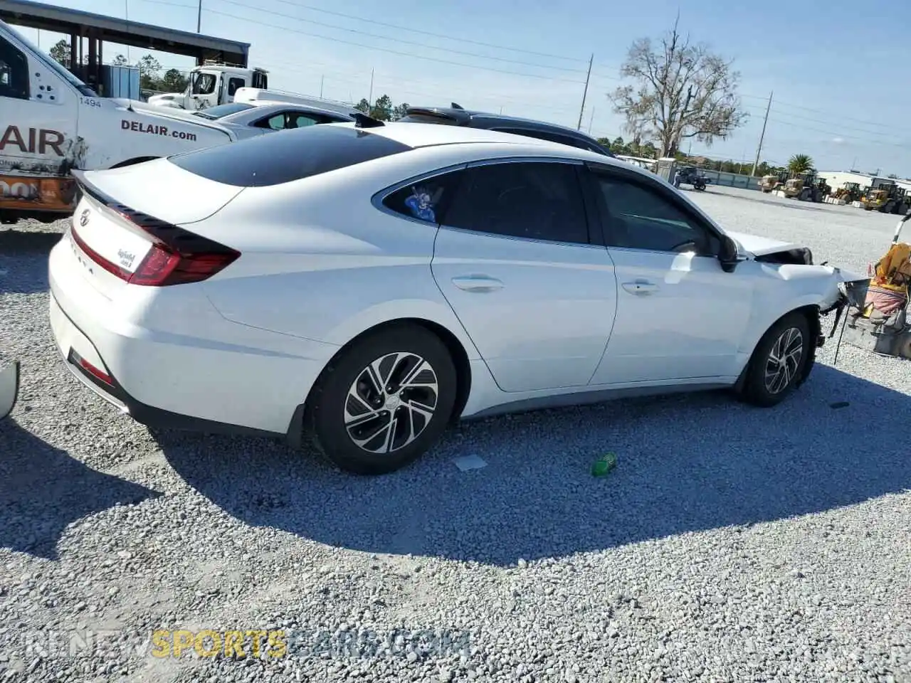 3 Photograph of a damaged car KMHL24JJ7MA030226 HYUNDAI SONATA 2021