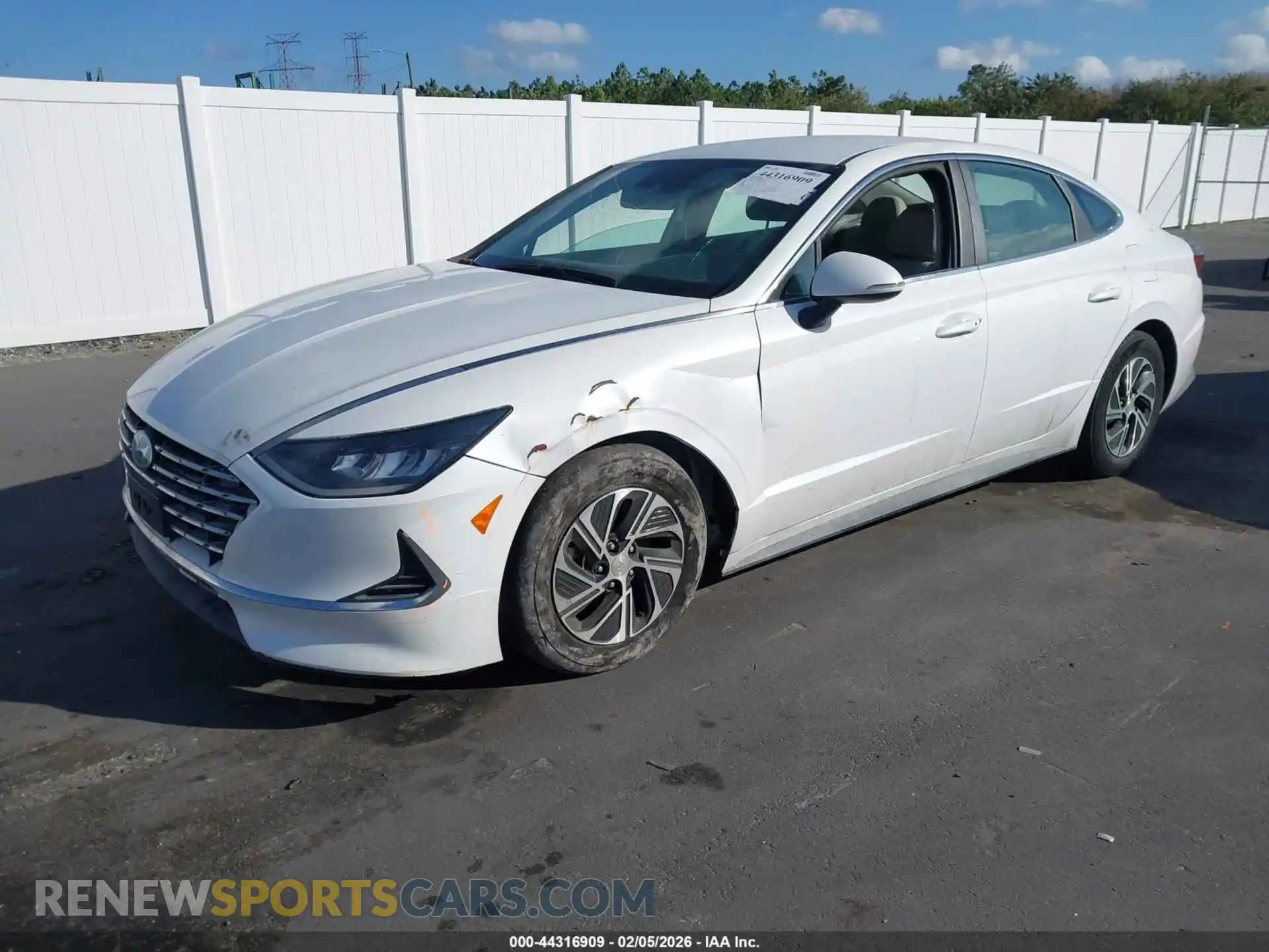 2 Photograph of a damaged car KMHL24JJ8MA031465 HYUNDAI SONATA 2021