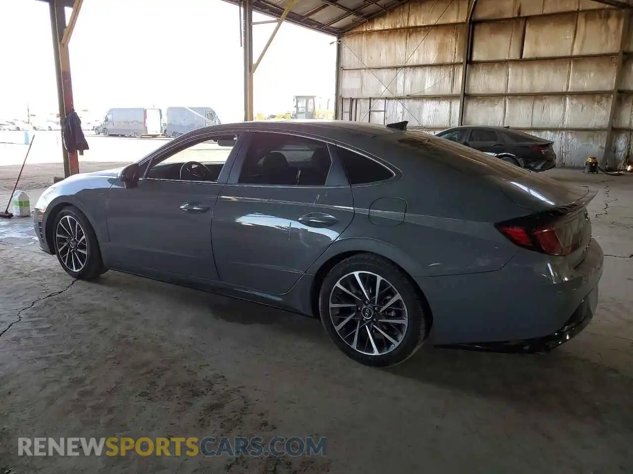 2 Photograph of a damaged car KMHL34J26MA157913 HYUNDAI SONATA 2021