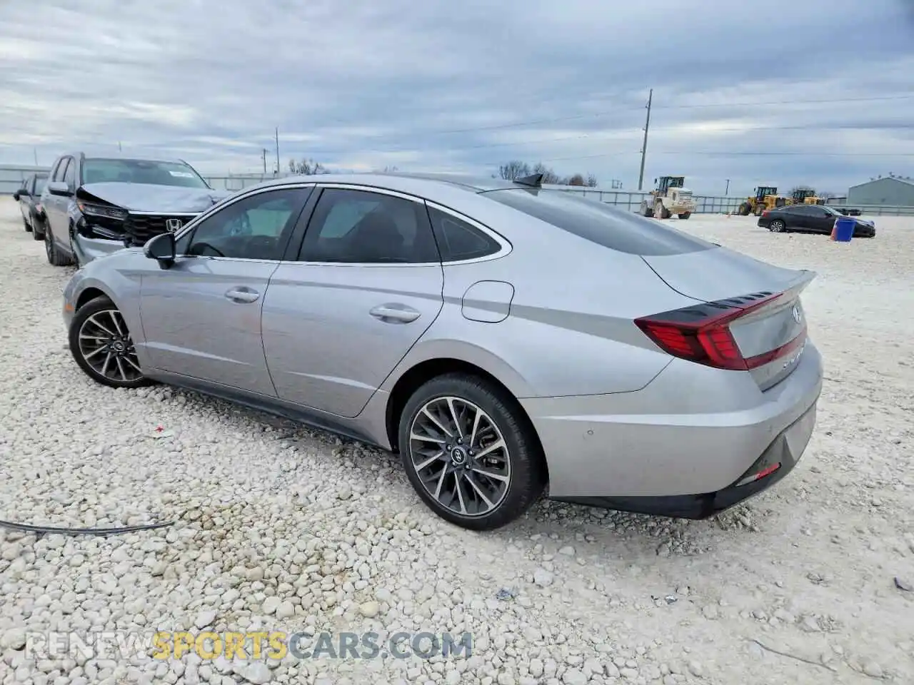 2 Photograph of a damaged car KMHL34J27MA155894 HYUNDAI SONATA 2021