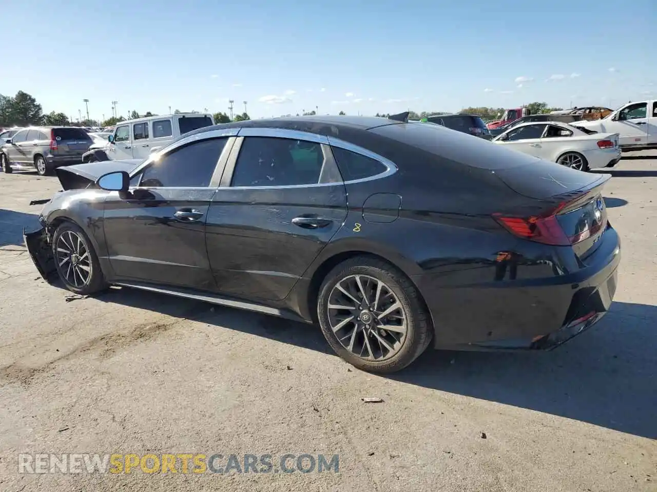 2 Photograph of a damaged car KMHL34J28MA153555 HYUNDAI SONATA 2021