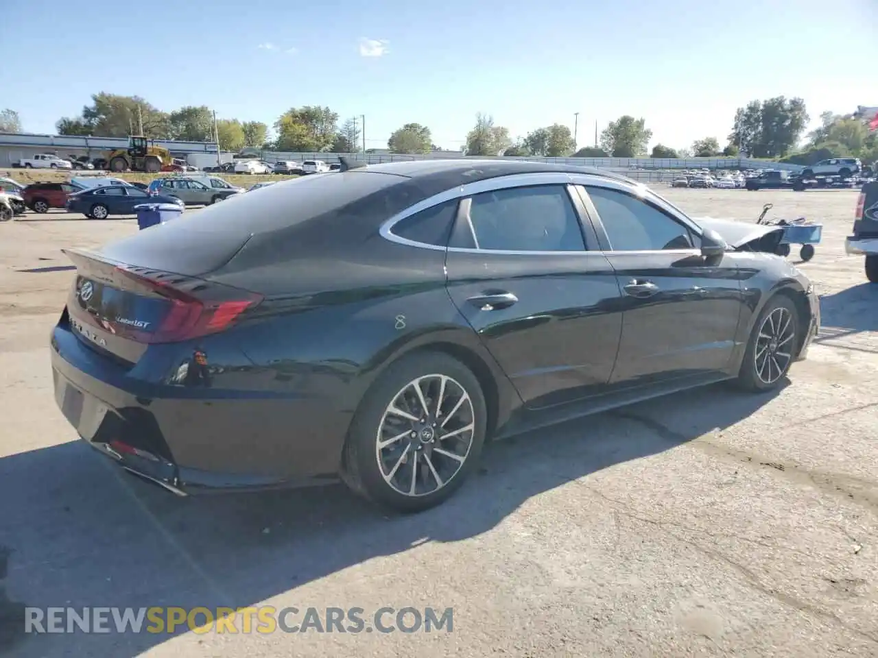 3 Photograph of a damaged car KMHL34J28MA153555 HYUNDAI SONATA 2021