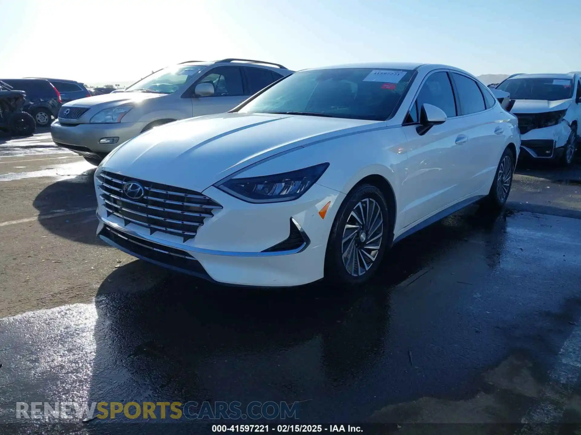 2 Photograph of a damaged car KMHL34JJ0MA024040 HYUNDAI SONATA 2021