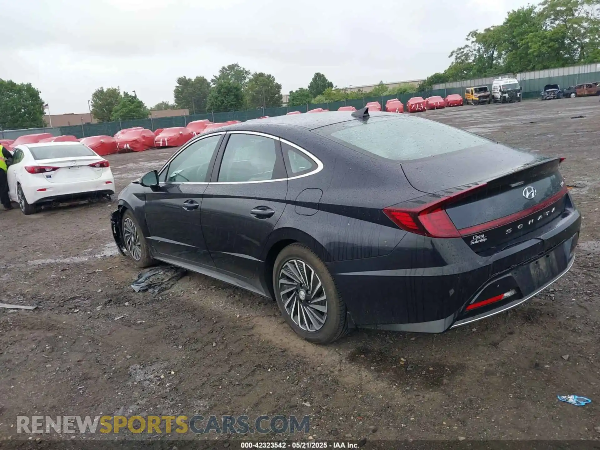 3 Photograph of a damaged car KMHL34JJ3MA020001 HYUNDAI SONATA 2021