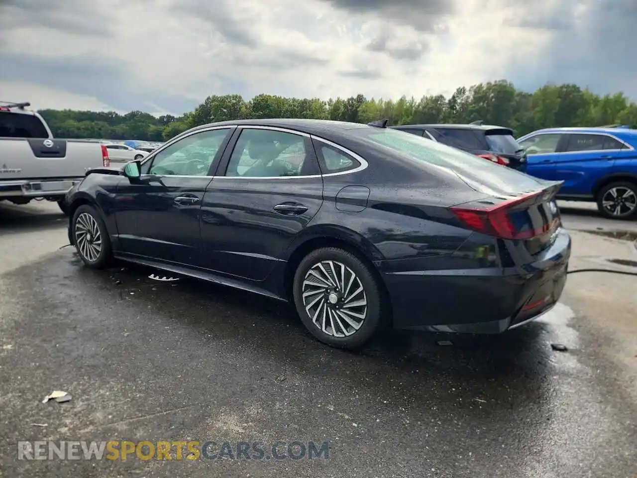 2 Фотография поврежденного автомобиля KMHL34JJ5MA034305 HYUNDAI SONATA 2021