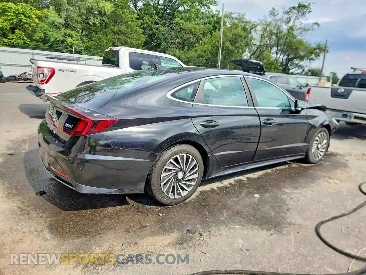 3 Фотография поврежденного автомобиля KMHL34JJ5MA034305 HYUNDAI SONATA 2021