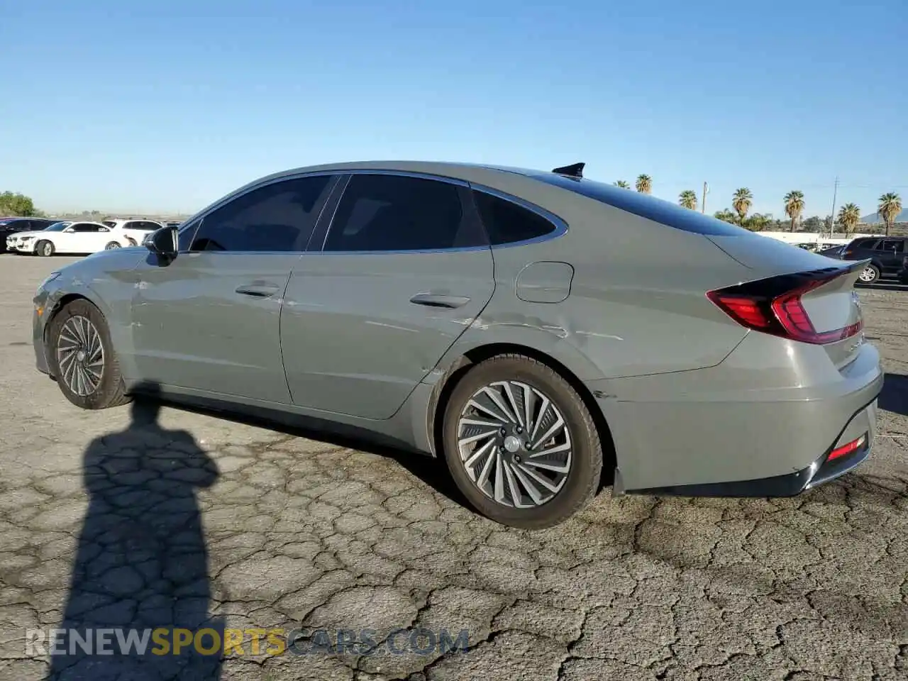 2 Photograph of a damaged car KMHL34JJ6MA032448 HYUNDAI SONATA 2021